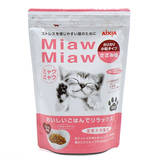 日本代购原装进口AIXIA Miaw鸡胸肉酥脆小粒抗压美毛成猫粮580g