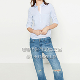 ZARA 上海专柜正品代购16年女款正面口袋衬衫 2085/642