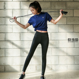 韩国代购瑜伽服套装夏季紧身弹力健身服两件套速干跑步运动裤女潮