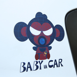 BABY IN CAR车上有宝宝个性创意可爱汽车贴纸装饰车身贴花划痕贴