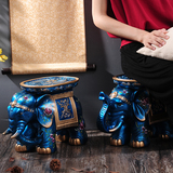 欧式树脂大象凳子换鞋凳创意客厅家居工艺装饰品摆件乔迁结婚礼物