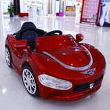玛莎拉蒂儿童电动车四轮遥控汽车宝宝双驱摇摆童车小孩可坐玩具车