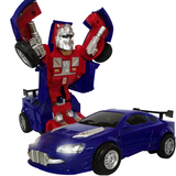 遥控变形一键变身金刚玩具4充电擎天柱汽车机器人正版男孩玩具车