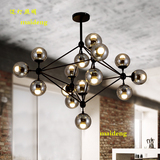 北欧工业风复古吊灯服装店酒吧咖啡厅创意个性魔豆艺术吊灯玻璃球