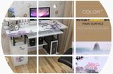 烤漆彩绘电脑桌台式家用台式机特价简易简约书桌办公桌写字台桌子