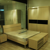 简单空间卧室全套家具组合套房四六件套双人床移门衣柜可定制