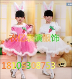 儿童动物演出服小兔子表演服公主裙卡通儿童造型服装