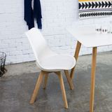 北欧风格实木餐椅简约现代休闲椅伊姆斯皮革电脑椅设计师椅子包邮