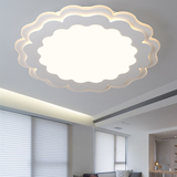 超薄吸顶灯 圆形创意花形铁艺简约现代卧室灯遥控调光led客厅灯具