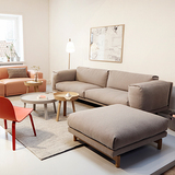 布艺沙发组合简约小户型日式布沙发宜家双人极简沙发北欧风格家具