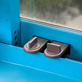 推拉门平开窗户限位器 铝合金窗户锁 移窗移门儿童安全锁扣固定器