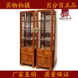 红木珠宝柜花梨木展柜实木展示柜中式古典货架货柜饰品柜玻璃柜台