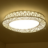 简约现代led吸顶灯创意客厅圆形时尚大气卧室书房餐厅过道鸟巢灯