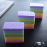 日本单  2016新款 纯天然七色彩虹肥皂洁面皂手工精油皂WX95