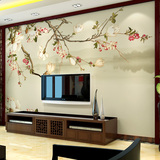 中式3d立体客厅电视背景墙壁画现代简约墙纸影视墙壁纸无缝墙布