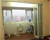 特价上海折叠门厂家直销办公隔断玻璃钛合金推拉门阳台卧室移动门