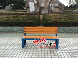 公园排椅休息椅 户外休闲园林小区公共排椅 长条凳子实木靠背排椅