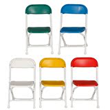 加厚折叠椅子家用靠背塑料椅子成人便携会议椅简约培训椅学生凳子