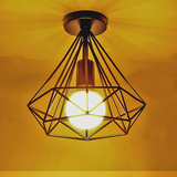 现代简约创意吸顶灯美式led铁艺客厅过道玄关灯阳台门厅走廊灯具