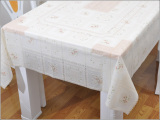 欧式PVC桌布防水防油正方形餐桌台布塑料方桌桌布家用防烫麻将桌