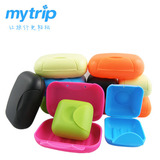 带锁扣多功能创意可爱韩版便携香皂盒旅行肥皂盒密封带盖方便
