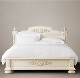 法式 全实木床 新古典床欧式床双人床1.8米 雕花美式床家具简欧