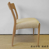 纯实木餐椅进口白橡木餐厅椅子书桌椅办公椅实木椅子简约现代家具