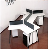 办公家具简约现代3人职员办公桌组合6人屏风工作位电脑桌隔断卡座