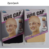 Stretched Wig Cap 假发网帽 高弹力头套网帽 2pcs/pack 肉色黑色