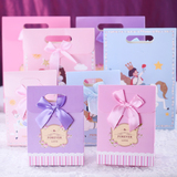 创意婚庆用品喜糖包装盒子个性结婚宝宝满月生日礼品袋翻盖手提袋
