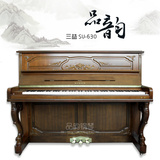 钢琴二手钢琴三益SU630韩国原装进口高端配置白色立式教学考级