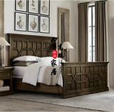 全实木床家具1.8米欧式床双人床北欧宜家床简欧床美式乡村新古典