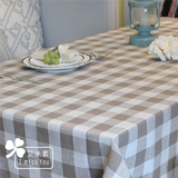 艾米素日式田园文艺亚麻棉麻餐桌布艺地中海风格桌布书桌盖巾台布