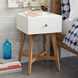 北欧风格床头柜现代简约实木储物柜客厅沙发边桌电话几创意小斗柜