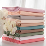 纯棉被单 60支贡缎长绒棉1.8m加大床单单件纯色床笠夏季床上用品