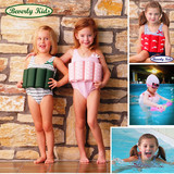 儿童泳装男童女童防晒泳衣宝宝游泳衣女孩婴儿幼儿连体浮力学泳衣