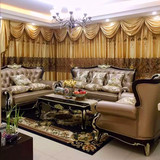 特价欧式沙发美式实木真皮沙发客厅沙发组合新古典家具皮艺沙发