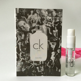 Calvin Klein凯文克莱CK ONE中性男女士香水小样 正品2ml试用装