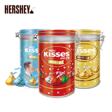 好时kisses 扁桃仁牛奶巧克力340g零食 金罐 红罐 蓝罐精选礼盒