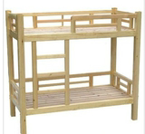 幼儿园床樟子松双层床儿童上下铺床双人床实木护栏床儿童楼梯木床
