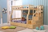 特价现代简约子母床实木儿童上下床两层床上下铺高低床松木床储物
