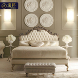 全实木床新古典床欧式床1.5 1.8米简约雕花美式床法式家具双人床