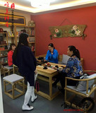 新中式老榆木免漆禅意家具简约实木茶桌椅组合仿古茶台多宝阁书架