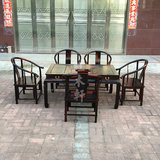 红木家具红木茶台长方形茶桌老挝大红酸枝功夫茶桌椅组合交趾黄檀