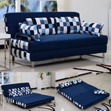 布艺可折叠沙发床多功能客厅两用床1.5米1.2/1.8米双人小户型实木