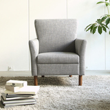 日式沙发椅子单人组合客厅布艺小沙发现代简约创意休闲实木北欧