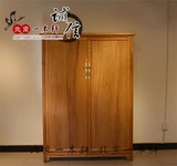 北京一木轩老榆木茶水柜新中式小柜子矮柜纯实木仿古茶叶柜圆角柜