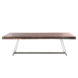 意大利风格米兰创意设计餐桌简约长方形现代实木桌子高端家具定制