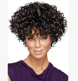 非洲假发 女士 短卷发 头套 ebay 速卖通 热卖 假发头套