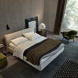 布床可拆洗布艺床北欧宜家储物床现代简约软体床1.8米双人婚床